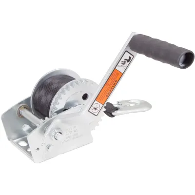 Load Rite 6089.12 - Load Rite Single-Speed Trailer Winch - 600lbs - 12 Strap