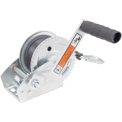 Load Rite 6089.20 - Load Rite Single-Speed Trailer Winch - 1100lbs - 20 Strap - 