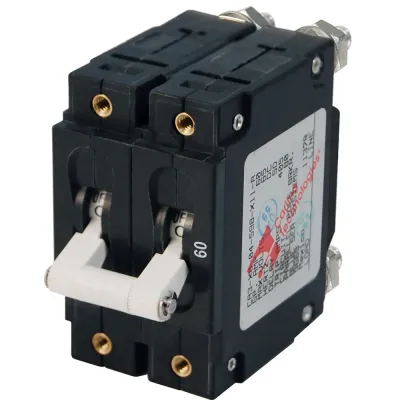 Navico Group 7254 - Blue Sea 7254 C-Series Double Pole Circuit Breaker - 60A