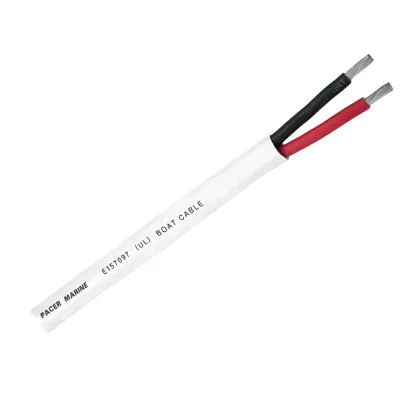 Pacer Group WR12/2DC-100 - Pacer Duplex 2 Conductor Cable - 100 - 122 AWG - Round Cable