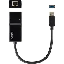 Belkin BLK B2B048 - Belkin USB 3.0 to Gigabit Ethernet Adapter - USB 3.0 - 1 Gbi
