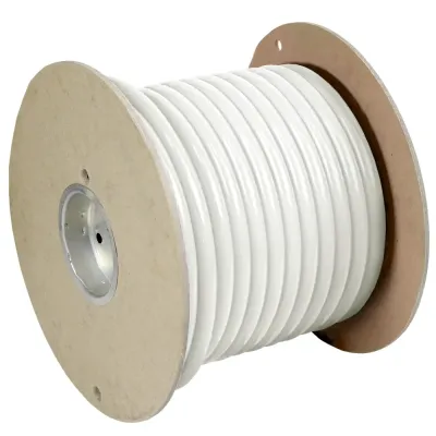 Pacer Group WUL2WH-100 - Pacer White 2 AWG Battery Cable - 100
