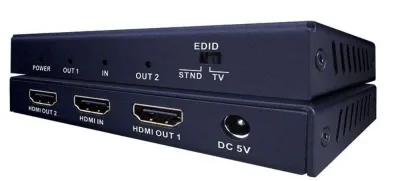 DEVOLUTIONS EVSP4K12 - Premium 4K HDMI 1x2 Splitter