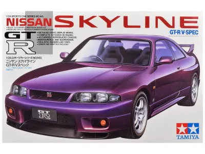 Tamiya TAM-24145 - Model Kit Nissan Skyline GT-R V.Spec 124 Scale Model by Tami