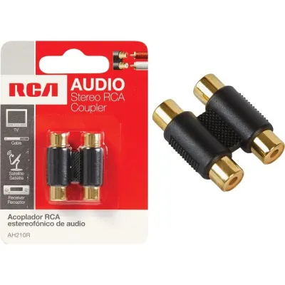 RCA AH210R - RCA INLINE CONNECTOR 2 PK
