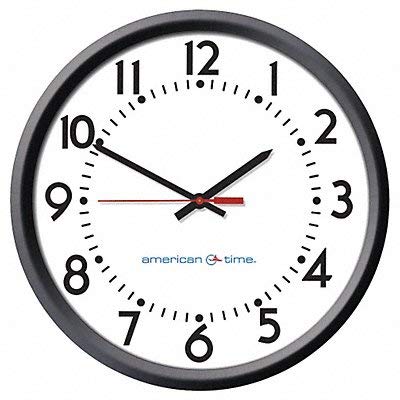 Presto U55BAAA504 - Elegant Wall Clock with Black Case
