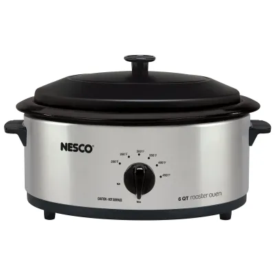 NESCO 4816-25 - 6QT PRCLN RSTR SS SLVR