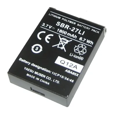 Standard Horizon SBR-27LI - Standard Horizon Replacement Lithium Ion Battery Pack fHX300