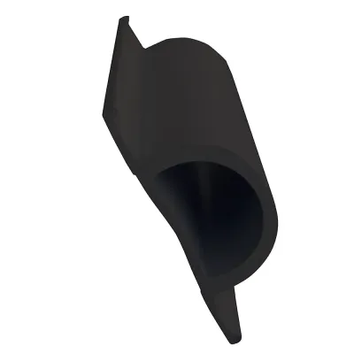 Dock Edge 1193-F - Standard D PVC Profile - 16 Roll - Black