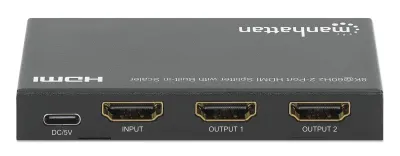 Manhattan 208468 - 2P 8K60HZ HDMI SPLT WSC