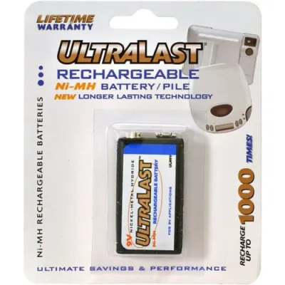ULTRALAST UL9V - 9V NIMH BATT