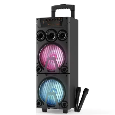 AUDIOBOX ABX-8080R - 8IN DL BT PARTY SPK WMIC