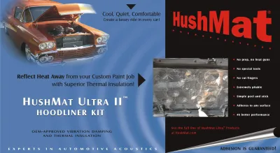 Hushmat 050100 - 12SQFT HDLINER INSLTN SLV