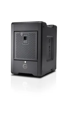 GDRIVE SDPH34H-072T-NBAAB - G-Raid Shuttle 4, 72TB, 4 Bay RAID, ThunderBolt 3, USB 3.2