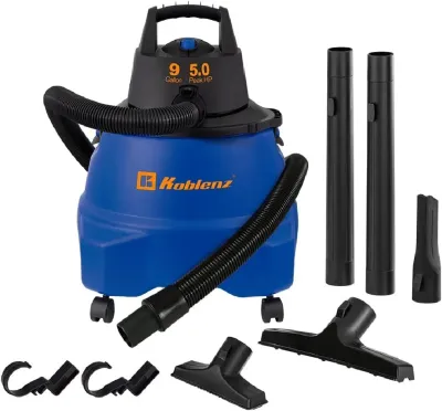 KOBLENZ WD-9L212 - 9GAL 5.0 PHP WET DRY VAC
