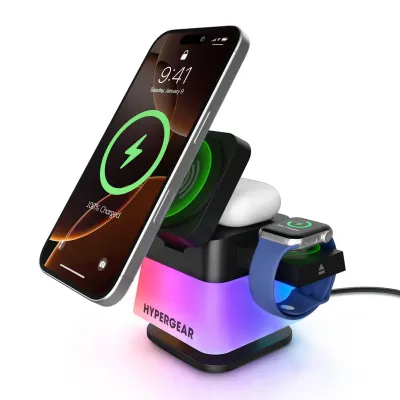 HYPERGEAR 16356 - POWERFOLD CUBE CHRG STAND