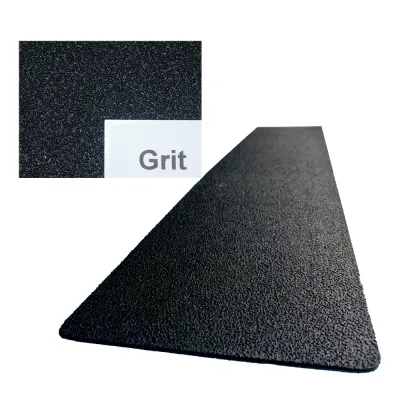 Gator Guards GSSTEPBLK-GRIT-DP - Gator Guard Gator Skinz Step Pad 4in x 16in Black Grit