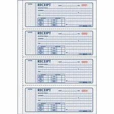 REDIFORM OFFICE PRODUCTS RED 8L808 - Rediform 3-part Carbonless Money Receipt Book - 100 Sheet(s)