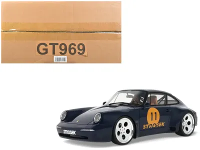 Gt Spirit GT969 - 2024 Porsche 911 Strosek Mega 30 11 Blue 118 Model Car by GT