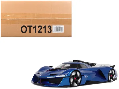 Otto Mobile OT1213 - 2024 Alpine Alpenglow HY6 Concept Car Specular Blue Metallic