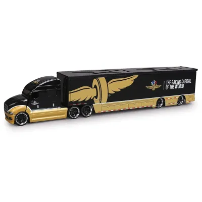 IXO IND64049 - Indianapolis Motor Speedway Hauler Black and Gold 164 Diecas