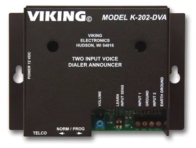 Viking Electronics VK-K-202-DVA - Two-Input Voice Alarm Dialer