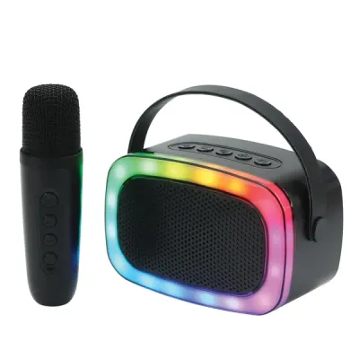 IQ SOUND IQ-908K BLK - MINI KARAOKE BT SPKR BLK