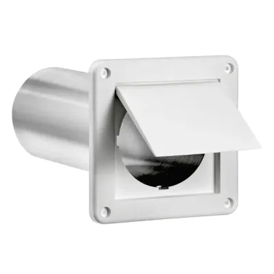 LAMBRO 1422WTP-R - 4IN PLSTC 1FLAP WL EX VNT