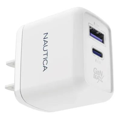 NAUTICA(R) UCCCH03-02 - 30W PD USBCUSB WCHRG WHT