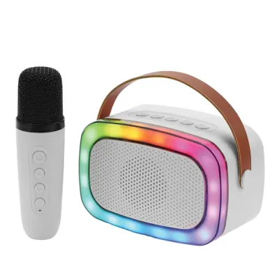 IQ SOUND IQ-908K WHT - MINI KARAOKE BT SPKR WHT