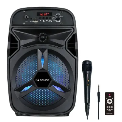 IQ SOUND IQ-5108DJBT - 8IN PORT BT SPEAKER