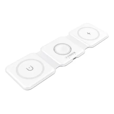 FISHER(R) TECH ESSENTIALS FWIC285W - 3IN1 FLD WRL CHRG PAD WHT