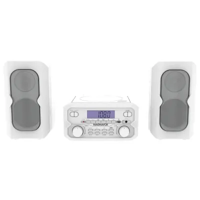 Magnavox MRCD435-WHITE - 3IN1 BT CMPCT CD SYS WHT