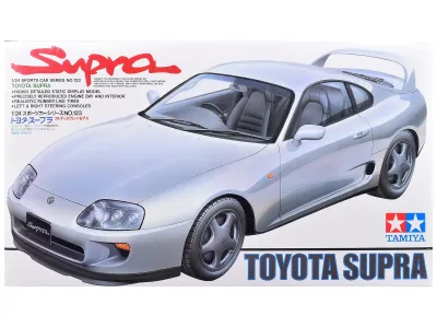 Tamiya TAM-24123 - Model Kit Toyota Supra 124 Scale Model by Tamiya