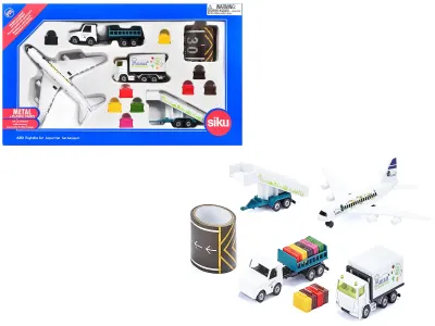 SIKU SK6312 - Airport 14 piece Set Diecast Models by Siku