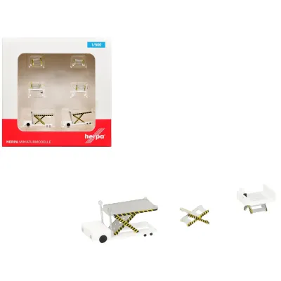 GeminiJets HE520621-001 - Container Loader 2 Vehicle Set White 1500 Diecast Model by H
