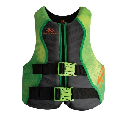 Stearns 2000037956 - Stearns Youth Hydroprene Life Vest - Type III - Green - 50-9