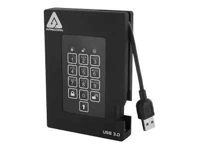 Apricorn A25-3PL256-2000F - 2TB FORTRESS FIPS PORTABLE