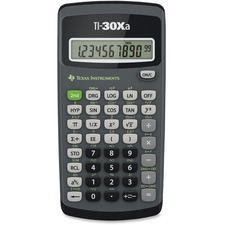 Texas Instruments TEX TI30XA - Texas Instruments TI-30XA Student Scientific Calculator - 10