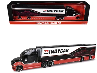 IXO IND64050 - IndyCar Hauler Black and Red with Graphics 164 Diecast Model