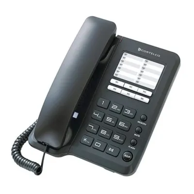 Cortelco ITT-2933-BK - 293300TP227S Single Line Economy Phone