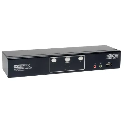 Eaton Tripplite B004-2DUA2-K - EATON, 2-PORT DUAL MONITOR DVI KVM SWITCH, TAA, GSA WITH AUD