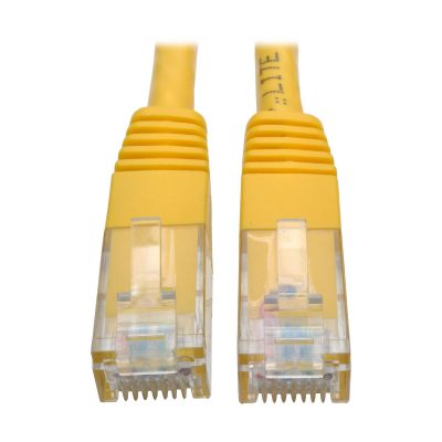 Eaton Tripplite N200-002-YW - Tripp Lite 2ft Cat6 Gigabit Molded Patch Cable RJ45 MM 550MH