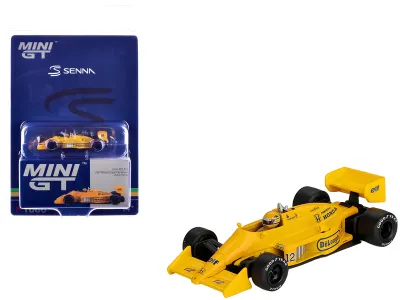 Mini GT MGT01088 - Lotus 99T 12 Ayrton Senna Winner Formula One F1 Monaco GP (1