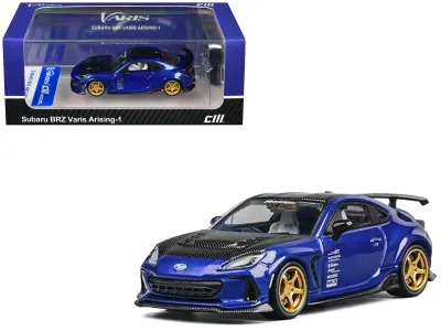 CM Models CM64-BRZ-08 - Subaru BRZ Varis Arising-1 RHD (Right Hand Drive) Blue Metal