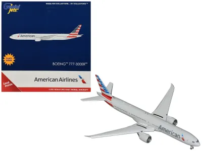 GeminiJets GJ2303F - Boeing 777-300ER Commercial Aircraft with Flaps Down America