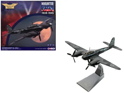 Corgi AA29702 - Messerschmitt Me 410A-1 Aircraft U5+FE Lt. Rudolf Abrahamczi
