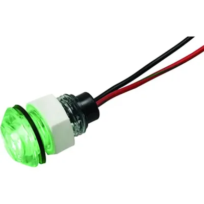 Innovative Lighting 011-3500-7 - LED Bulkhead Livewell Light Flush Mount - Green