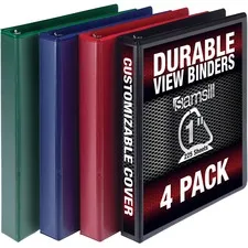 Samsill SAM MP46409 - Samsill Durable View Binders - 1 Binder Capacity - Letter - 