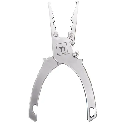 TiTackle TT-OS-PLIERS - Ti-Tackle Titanium Fishing Pliers 7.5 Multi Tool Offshore